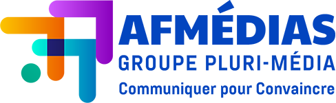 logo officiel Afmédia Blue 150